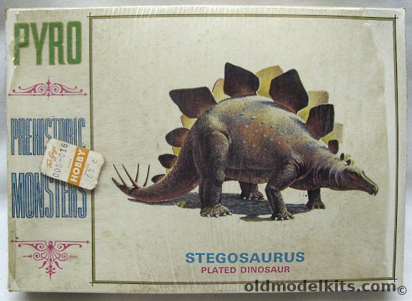 Pyro Stegosaurus - Prehistoric Monsters (Dinosaur) Issue, D273-100 plastic model kit